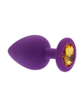 232579 - Kinki Range Silicone Gemmed Butt Plug - 3.8 Inch - Just for you desires