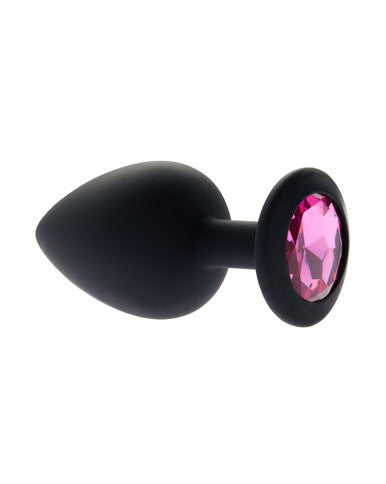 232581 - Kinki Range Silicone Gemmed Butt Plug - 3.8 Inch - Just for you desires