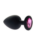 232581 - Kinki Range Silicone Gemmed Butt Plug - 3.8 Inch - Just for you desires
