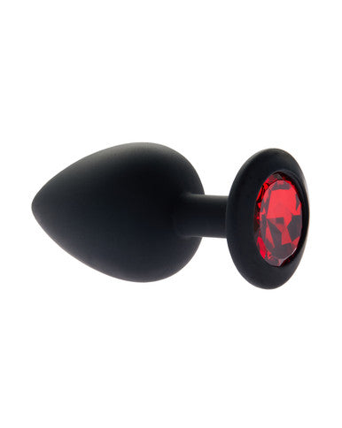 232582 - Kinki Range Silicone Gemmed Butt Plug - 3.8 Inch - Just for you desires