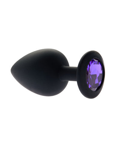 232586 - Kinki Range Silicone Gemmed Butt Plug - 3.8 Inch - Just for you desires