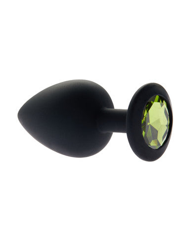 232587 - Kinki Range Silicone Gemmed Butt Plug - 3.8 Inch - Just for you desires