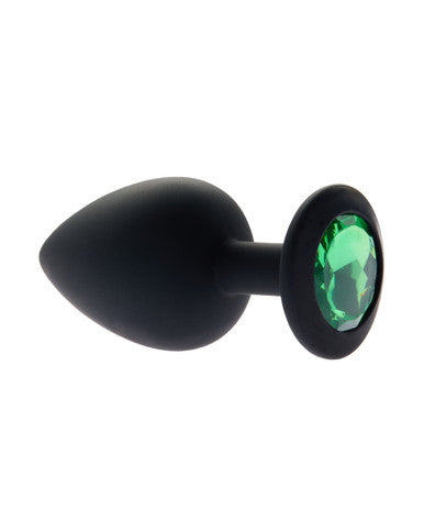 232588 - Kinki Range Silicone Gemmed Butt Plug - 3.8 Inch - Just for you desires