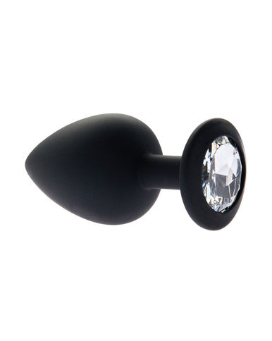 232589 - Kinki Range Silicone Gemmed Butt Plug - 3.8 Inch - Just for you desires