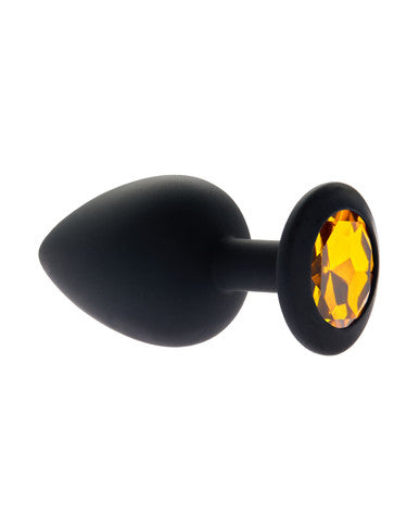232592 - Kinki Range Silicone Gemmed Butt Plug - 3.8 Inch - Just for you desires