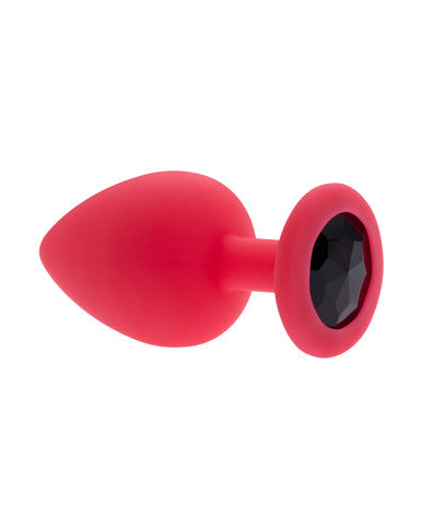 232707 - KinKi Gemmed Silicone Plug - 3.7 Inch - Just for you desires