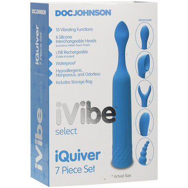 233229 - Ivibe Select - Iquiver - 7 Piece Vibrator Set - Just for you desires