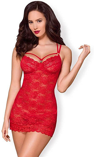 233689 - Obsessive Infatuation - Chemise And Thong - Just for you desires