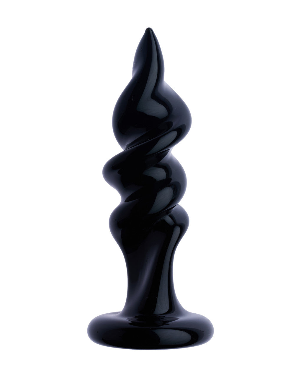 234396 - Lucent Corkscrew Glass Butt Plug - Just for you desires