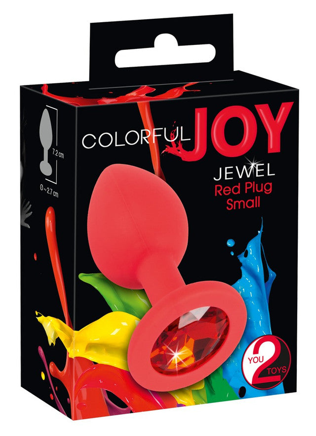 Colorful Joy Jewel Red Plug - Just for you desires