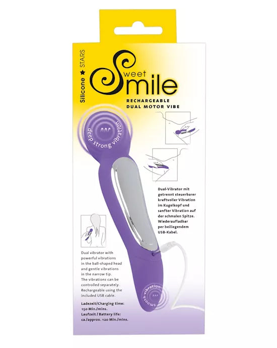 Rechargeable Dual Motor Vibe - Just for you desires