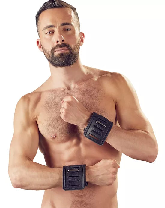 Leather Wrist Restraints - Just for you desires