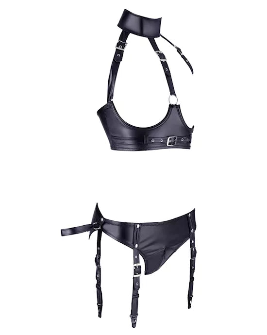 Open Bra and Briefs XL - Just for you desires