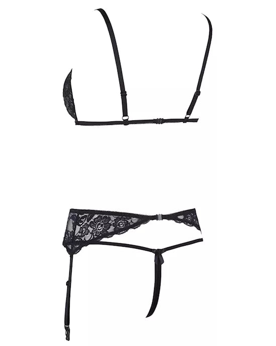 Lace Suspender Set XL - Just for you desires