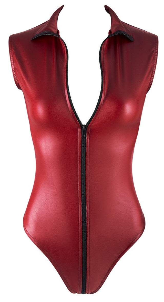 Body Zip red S - Just for you desires