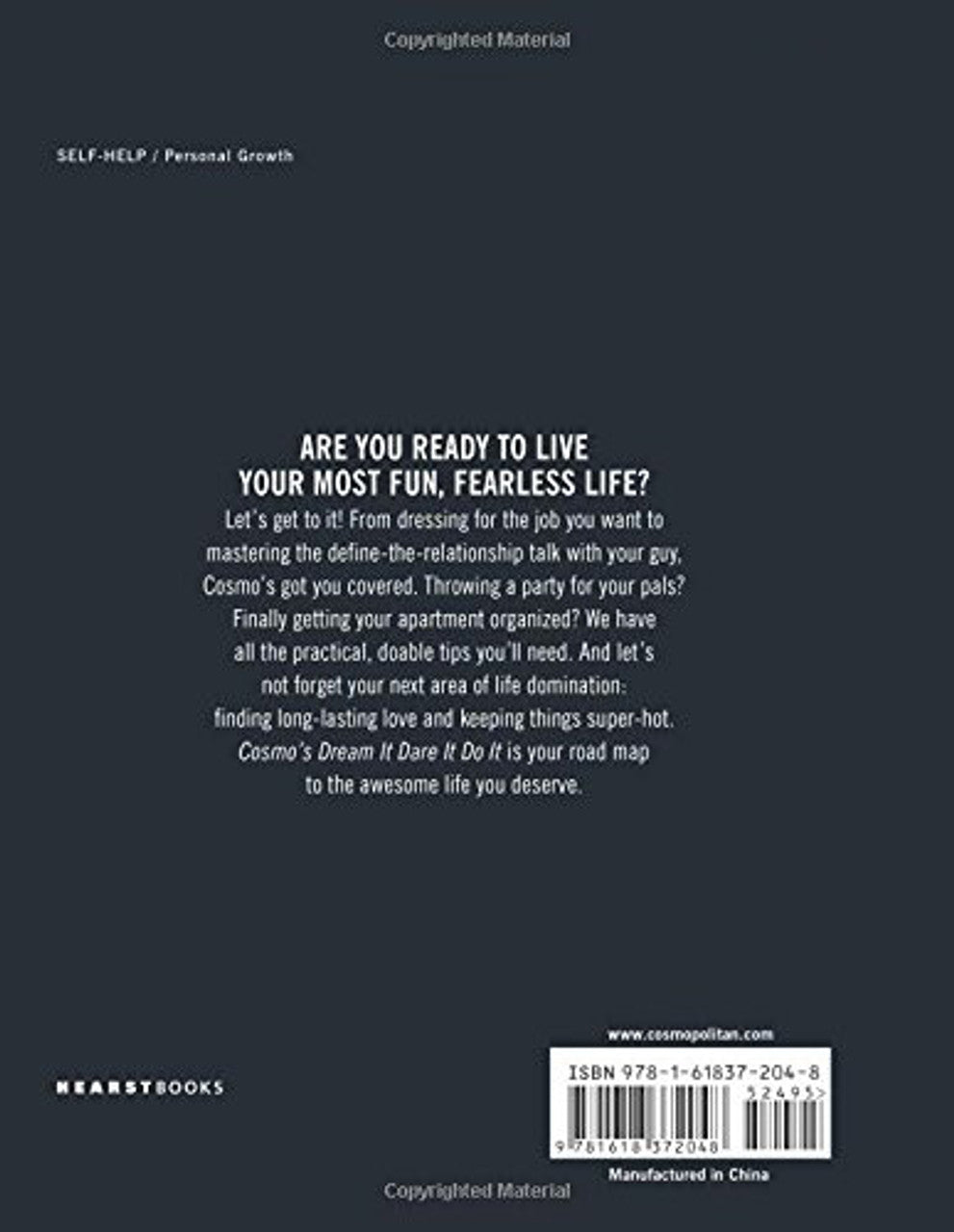 Books - Cosmo's Dream it. Dare it. Do it - Just for you desires