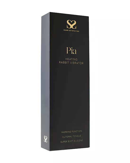 Pia Rabbit Vibrator With Heating Head - Just for you desires