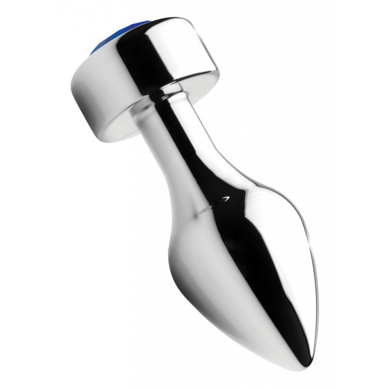 Booty Sparks Weighted Base Aluminum Plug Blue Gem - Medium - Just for you desires