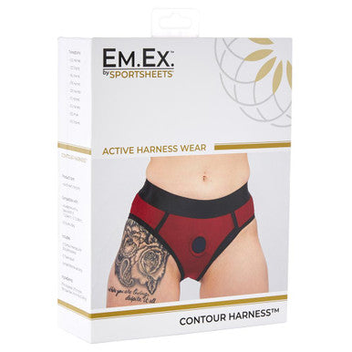 242048 - Em.Ex Contour Harness - Xxl - Just for you desires