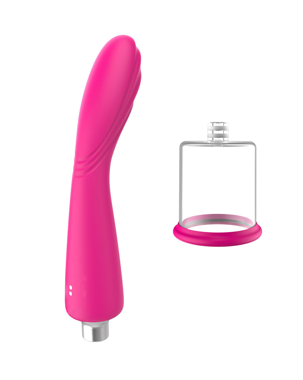 Alon-g spot vibrator with pussy pump.Pink