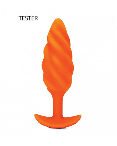 242578 - Swirl Texture Plug Orange - Tester - Just for you desires