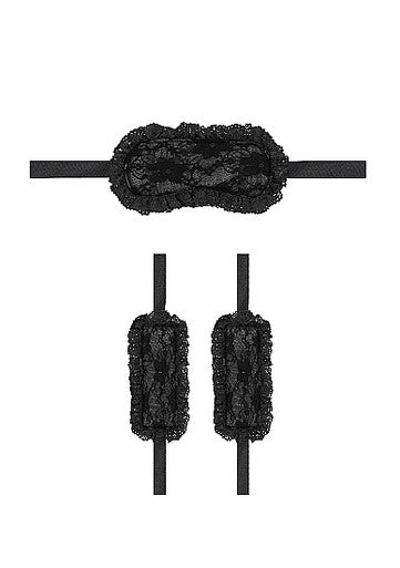 243343 - Introductory Bondage Kit- Black - Just for you desires