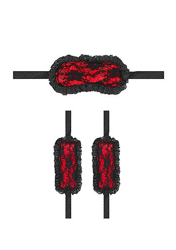 243346 - Introductory Bondage Kit- Red - Just for you desires