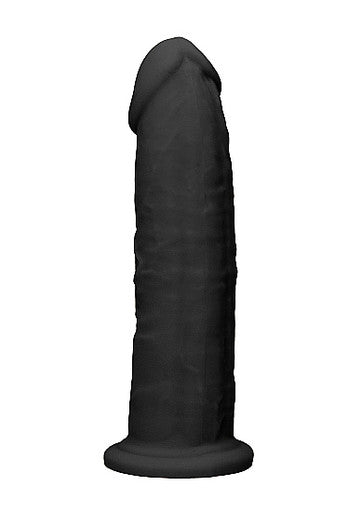 243455 - Silicone Dildo Without Balls 22.8Cm Black - Just for you desires