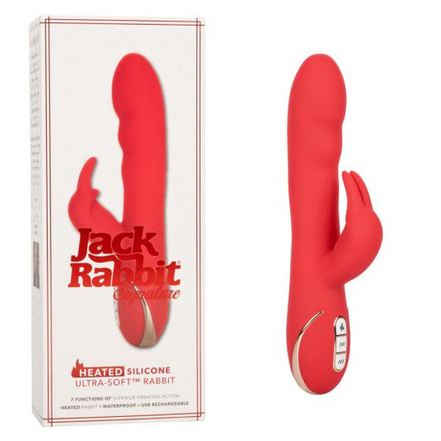 Jack Rabbit Signature Heated Silicone Ultra-Soft Rabbit - Just for you desires