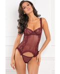 244011 - Grand Finale 2 Piece RuFetish Fantasyle Teddy - Just for you desires