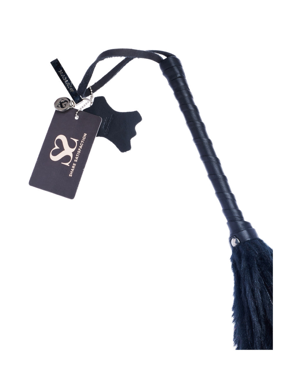 244881 - Bound X Faux Fur Flogger With Lambskin Handle - Just for you desires