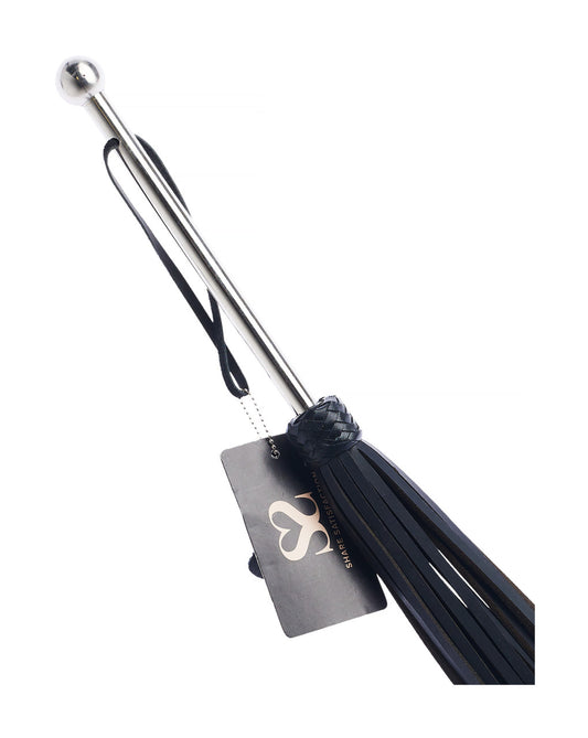 244898 - Bound X Saddle Leather Flogger With Metal Handle - Just for you desires