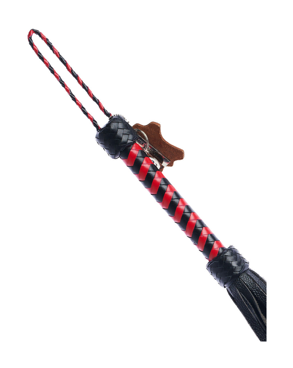 244921 - Bound X Heart Tail Leather Flogger - Just for you desires