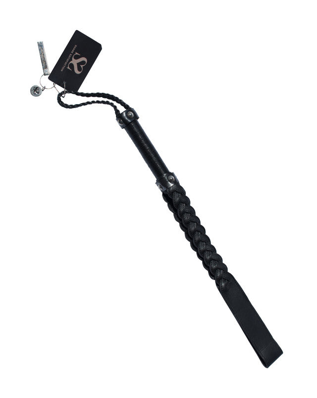 244967 - Bound X Braided Leather Slapper With Spikes - Just for you desires