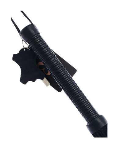244992 - Bound X Suede Flogger With Cord Handle - Just for you desires