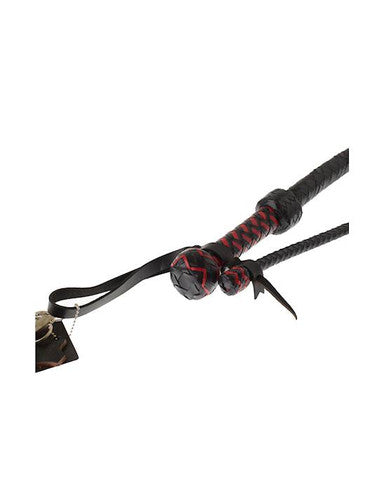 245113 - Bound X Leather Knot Tail Whip - Just for you desires