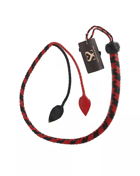 Heavy Polished Leather Whip - Just for you desires