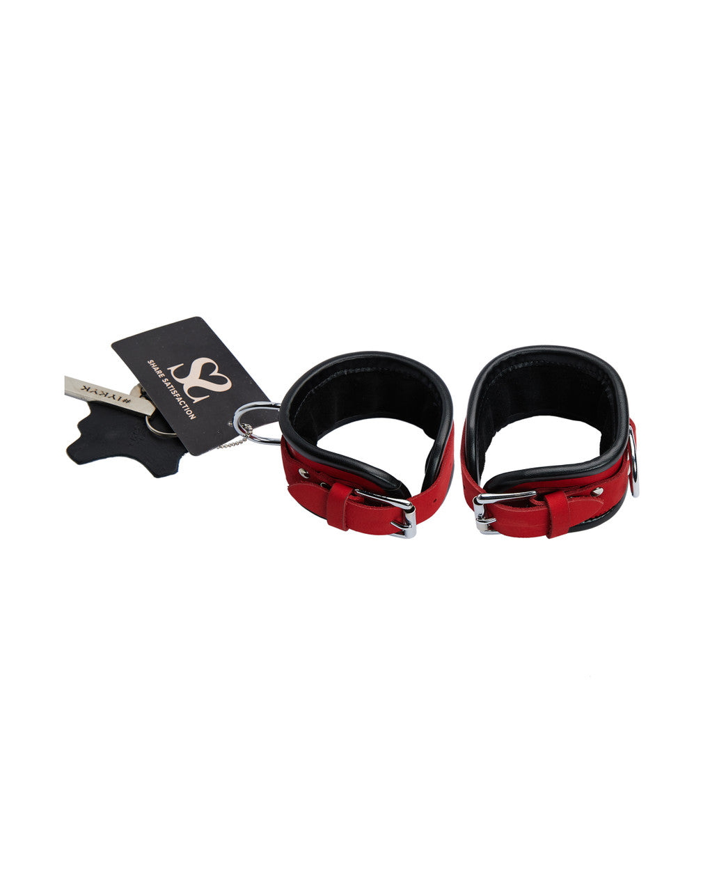 245343 - Bound X Rounded Nubuck Leather Wrist Cuffs - Just for you desires