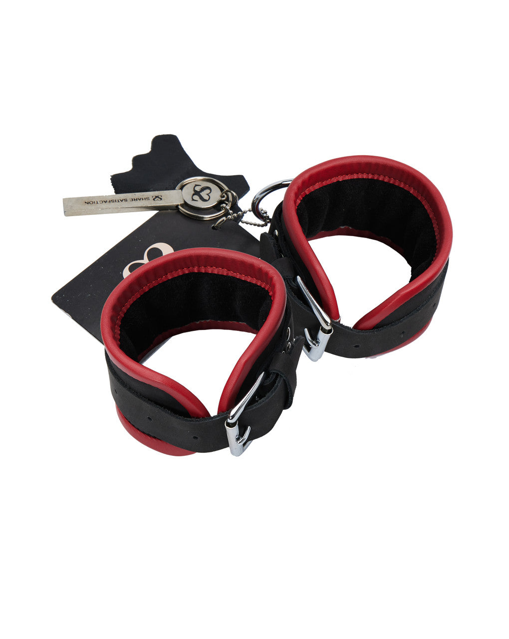 245344 - Bound X Rounded Nubuck Leather Wrist Cuffs - Just for you desires