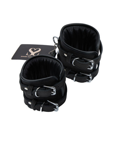 245350 - Bound X Double Wide Nubuck Leather Wrist Cuffs - Just for you desires