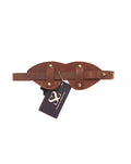 unique Saddle Leather Blindfold - Just for you desires