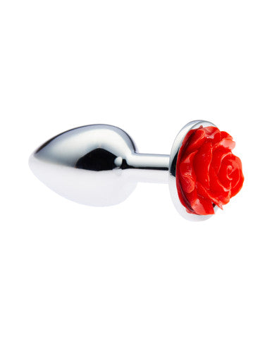 246717 - Kinki Range Metal Rose Butt Plug - 3 Inch - Just for you desires
