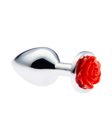 246718 - Kinki Range Metal Rose Butt Plug - 3.2 Inch - Just for you desires
