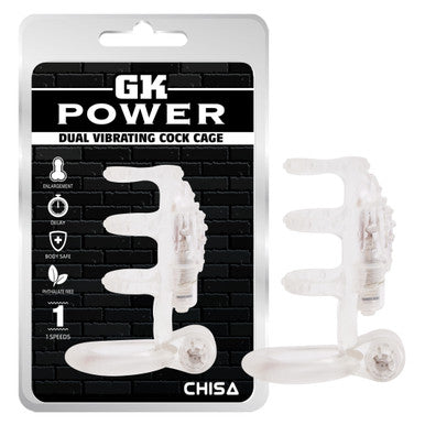 246795 - Dual Vibrating Cock Cage - Just for you desires
