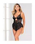 Radiance Romper 11096 Black S (H) - Just for you desires