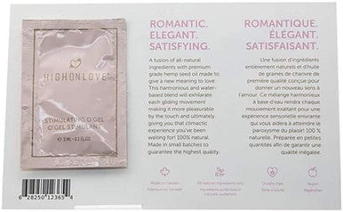 248065 - Highonlove Stimulating O' Gel Pillow Pack - 5Ml Sample - Just for you desires