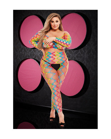 248278 - Rainbow Net 2Pc Set - Just for you desires