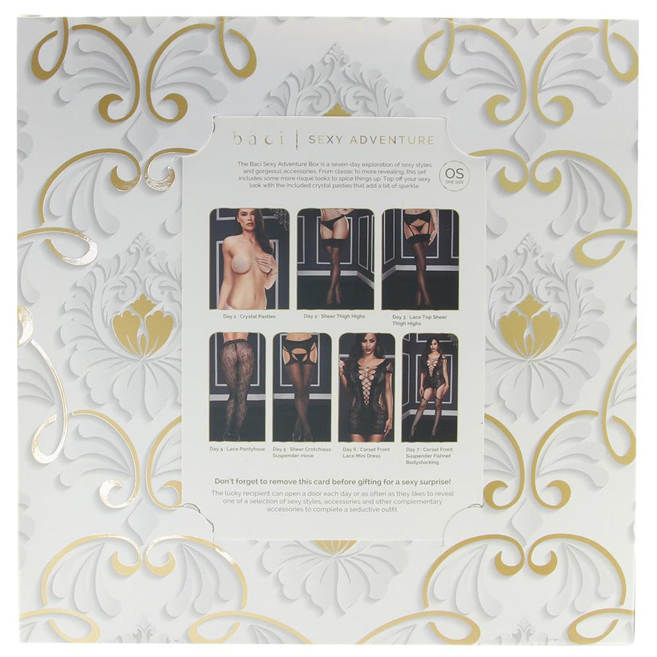 248423 - Baci 7 Day Hosiery Adventure Box - Just for you desires