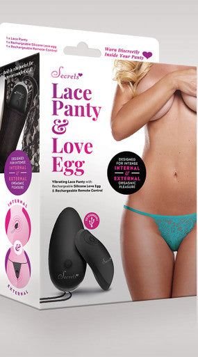248930 - Vibrating Lace Rechargable Panties - Just for you desires