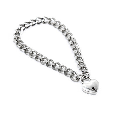 249142 - Heart Lock Collar - Just for you desires